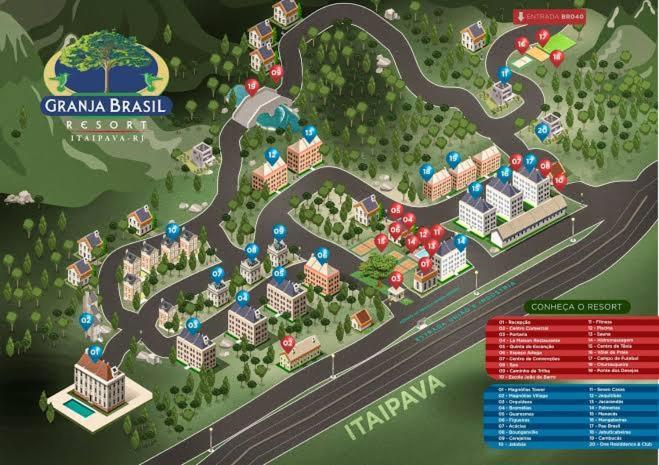 Maravilhoso Flat Em Itaipava Lägenhet Petrópolis Exteriör bild